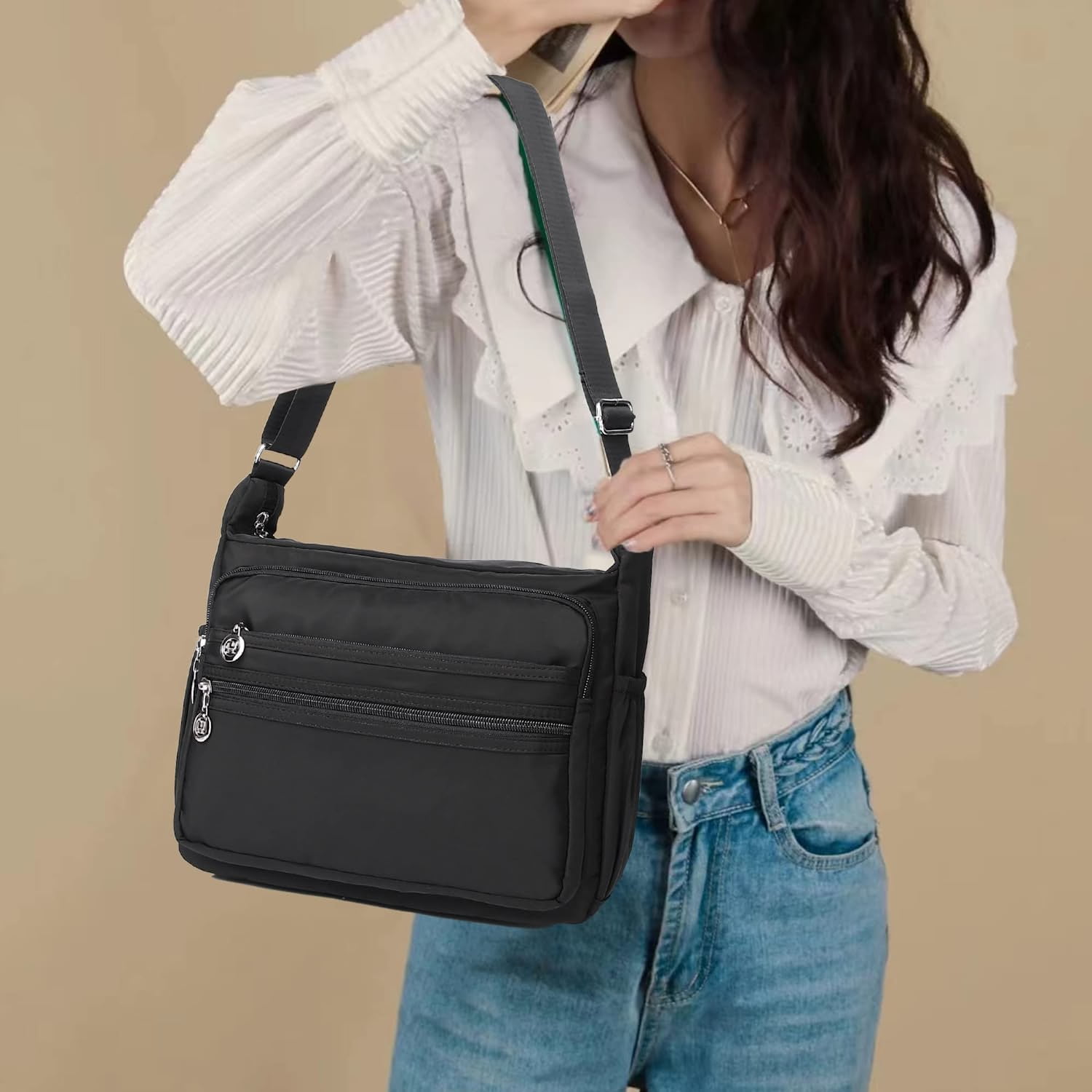 Nylon multi pocket bag new arrivals