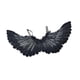 thumbnail image 3 of Disfraz de alas de ángel para niños, pequeño regalo, disfraz de Halloween, alas de plumas encantadoras Negro, 3 of 9
