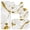 White and Gold Marble Pattern-1, variant on White and Gold Marble Pattern Bathroom Rug Set 4 Piece,Includes Contour,Lid Cover,Bath Mat,Non-Slip Extra Soft Absorbent Washable