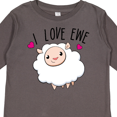 thumbnail image 4 of Inktastic I Love Ewe- cute sheep Boys or Girls Long Sleeve Toddler T-Shirt, 4 of 5