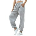 gakvbuo Sweatpants For Women Cargo Pants Drawstring Baggy Cinch Bottom
