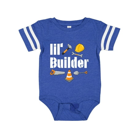 

Inktastic Lil Builder- Future Construction Worker Gift Baby Boy or Baby Girl Bodysuit