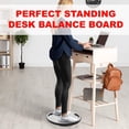thumbnail image 6 of Yes4All Wobble Balance Board Plastic Stability Trainer with Handles for Home Gym, Silver, 6 of 7