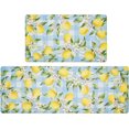 thumbnail image 1 of Farmhouse Kitchen Mats Sets 2 Piece Cushioned Anti-Fatigue Comfort Mat for Home & Office Ergonomically Engineered Memory Foam Kitchen Rug Waterproof Non-Skid, 30" by 17" + 47" by 17", 1 of 6