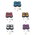 thumbnail image 2 of Paquete de 4 llantas de rueda de goma Vogacara Kit RC Car Crawler Toy Hubs rojo, 2 of 6