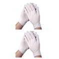 thumbnail image 4 of Guantes de algodón Qarigey 12 pares para mujer protector de mano blanco, 4 of 6