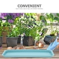thumbnail image 3 of 2pcs Plastic Planter Tray Plant Water Trays For Indoors Flower Pot Water Tray Rectangular Plant Drip Trays Heavy Duty Plant Saucer, 3 of 7