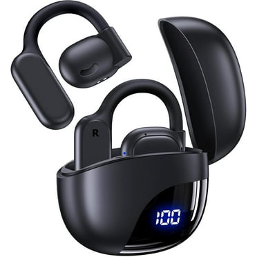 TAGRY Open Ear Headphones Bluetooth Ear buds 80Hrs Playtime Wireless Earbuds with Earhooks IPX7 Waterproof Touch Control Air Conduction Sport Headsets Bluetooth 5.3 Earphones for Workout