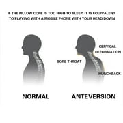 Memory Foam Pillows for Sleeper Bed Soft and Non Collapsing Core Protects The Cervical Spine and Helps Sleep. Adult and Student Household Massage Super Ergonomic Pillow