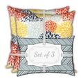 thumbnail image 3 of Joita Coussins d'Extérieur en Polyester de Lignes Marines en Multicolore (Lot de 3), 3 of 5