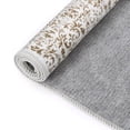thumbnail image 2 of Tzou 170gsm Low Pile Washable Distressed Large Area Rugs 10x13 for Living Room Bedroom Bathroom, Navy Blue, 2 of 7