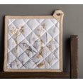 thumbnail image 2 of Meadow Florals - Beige 100% Cotton Pot Holder with Loop Heat Resistant for BBQ | Cooking | Baking | Grilling | Microwave | Barbecue | Spring/Summer (8 Inch by 8 Inch), 2 of 8