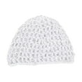 thumbnail image 2 of GUOOL Mesh Crochet Hair Net Curls Hair Wrap Lightweight Soft Elastic Crocheted Cap White, 2 of 9
