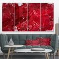 thumbnail image 1 of Texture Rouge Abstraite - Impression d'Art Abstrait sur Toile, 1 of 3
