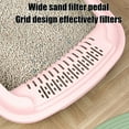thumbnail image 5 of Generic Cat Litter Box Toilet Sand Box Kitten Toilet Pet Supplies Bedpan Bedpan High Sided Portable Semi Closed for Indoor Cats, 5 of 6
