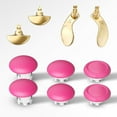 thumbnail image 1 of Metal Joystick Caps & Back Button Kit Compatible with PS5 Edge Controller - Mushroom Head Thumb Stick Cover, 3D Rocker Paddle, 1 of 6