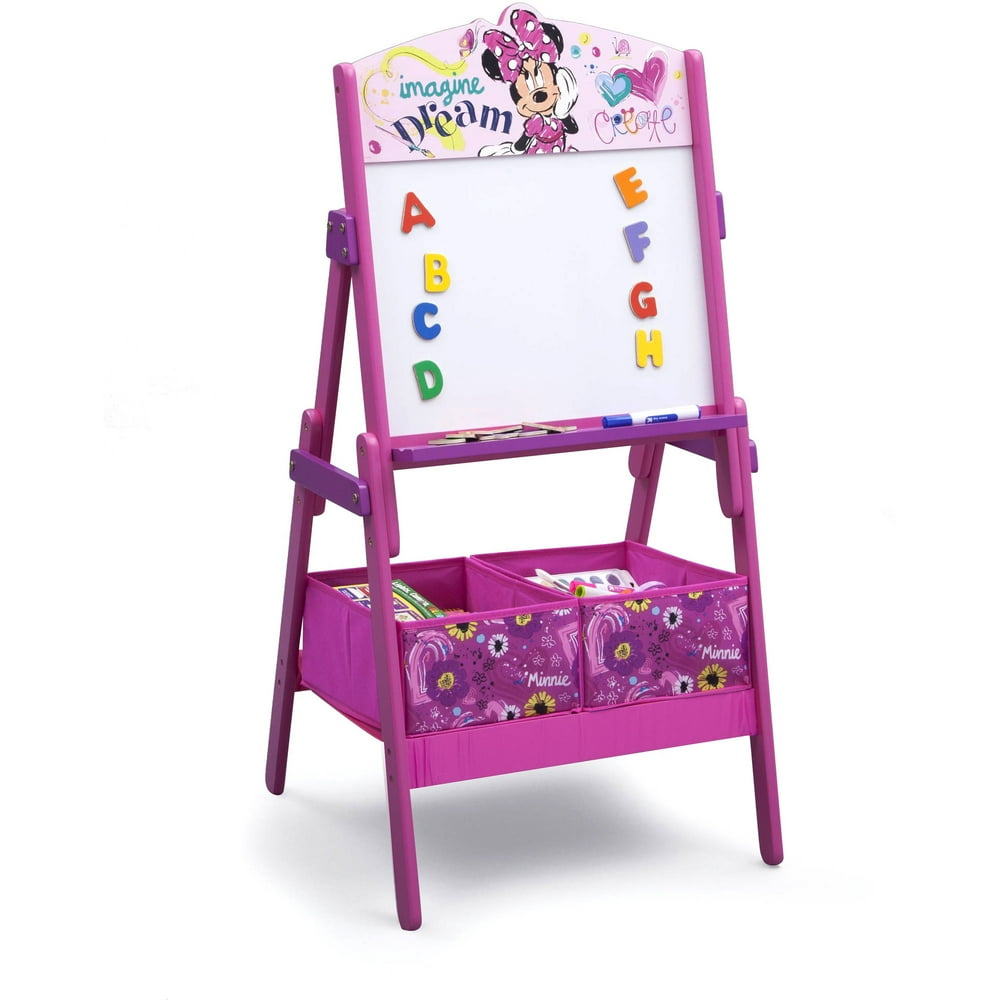 Disney Minnie Mouse Activity Easel with Storage by Delta Children