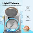 thumbnail image 3 of Triturador de hielo VIVOHOME 28 cm 65 kg/h Acero inoxidable, 3 of 7