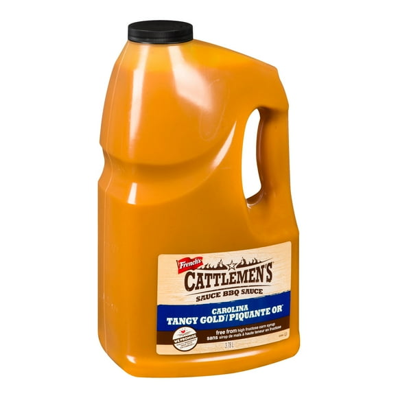 Cattleman's Carolina Style Gold Tangy Barbeque Sauce | 3.78L/Unit, 2 Units/Case