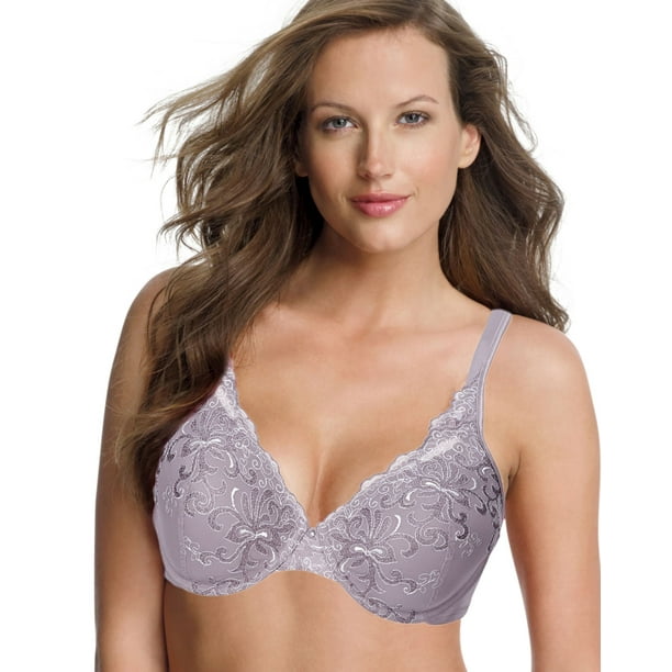 Playtex Womens Secrets Feel Gorgeous Embroidered Underwire Bra, 42D 