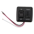 thumbnail image 2 of 12 Volt DC Dimmer Switch, Toggle Dimmer Switch Black  For Trucks, 2 of 8