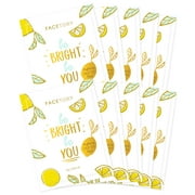 FaceTory Be Bright Be You Illuminating Gold Foil Mask - Pack of 10