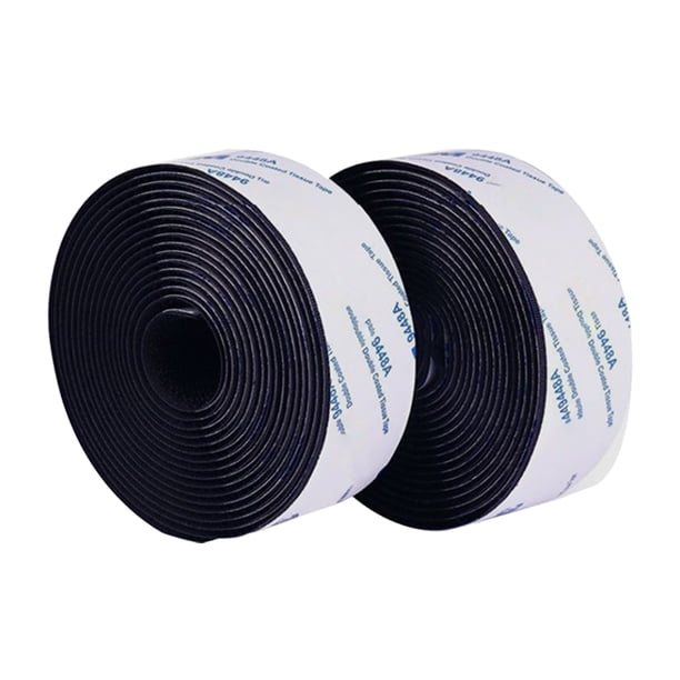 Wosthever 2 piezas de gancho de cinta autoadhesiva, pegatina de nailon, embalaje de ropa de automóvil con pegamento, suministros para manualidades de Artesanía 3cm Wosthever HA067445-03