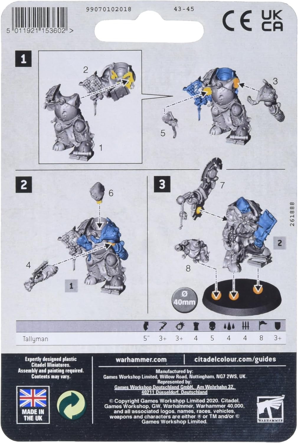 Games Workshop Warhammer 40k Death Guard Scribbus Wretch The Tallyman