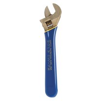 Ampco Safety Tools Adj. Wrench, Ins., Nonspark, 10", 1-5/16" IW-72