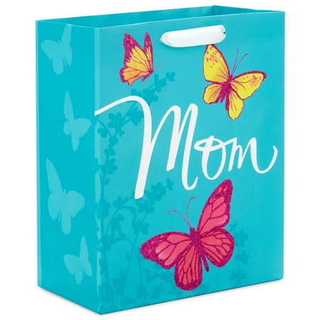 Hallmark Medium Gift Bag (Butterflies on Blue)