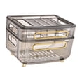 thumbnail image 1 of veasfak Router Organizer Wire Cable Storage Case for Living Room Office Game 2 Tier, 1 of 9