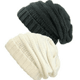 thumbnail image 5 of DOPI women hat Unisex Hip Hop Hat Warm Winter Wool Knit Ski Beanie Skull Slouchy Caps Hat I 22*23cm, 5 of 5