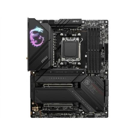 MSI - MPG X670E CARBON WIFI (Socket LGA 1718) USB 3.2 AMD Motherboard - Black