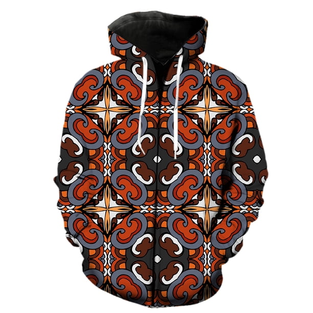 Sudadera con capucha y cremallera estilo nacional retro para hombre, chaquetas de moda 2024, gran oferta, ropa de calle de primavera de gran tamaño con estampado 3D para adolescentes.