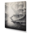 thumbnail image 2 of Designart "Ascending Shadows In Grey Surrealism" Surrealism Canvas Wall Art, 2 of 7