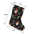 thumbnail image 2 of Christmas Stockings,Black Christmas Gnome and Gift Pattern Stockings Christmas,14.8'' Xmas Stockings,Christmas Party Favors,Christmas Party Decorations,Christmas Stockings Personalized, 2 of 5