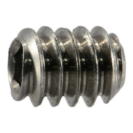 

#10-24 x 1/4 18-8 Stainless Hex Socket Headless Set Screws SSSSS-089 (15 pcs.)