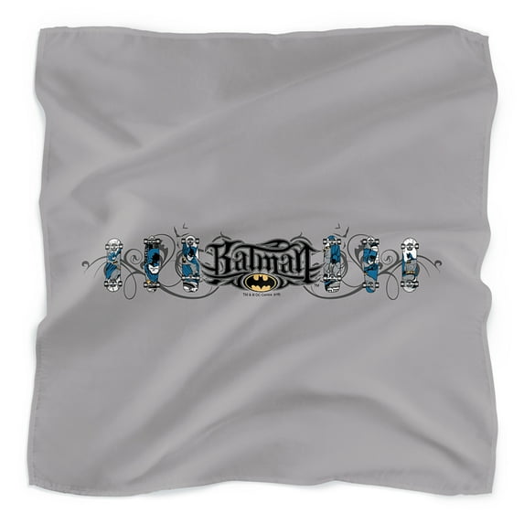 Batman Skateboard Bats Bandana (21 in x 21 in)