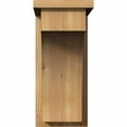 thumbnail image 2 of 8"W x 14"D x 18"H Huntington Rough Sawn Corbel w/Backplate, Western Red Cedar, 2 of 9