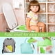 thumbnail image 4 of CHAO Asiento de inodoro plegable tipo rana (verde), viaje para niños/bebés, asiento de inodoro para niños fácil de transportar, 4 of 5