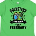 thumbnail image 4 of Inktastic Rockstars Are Born in February Birthday Boys or Girls Toddler T-Shirt, 4 of 5