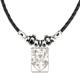 thumbnail image 1 of shell patron escudo barroco león ilustración collar a mano colgante de cuerda de cuero Unbranded M, 1 of 3