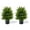 Cedar Tree, variant on Beran7 21.5” Artificial Cedar Topiary Ball Tree, Set of 2 Faux Potted Plants Artificial Shrubs Bushes with Cement Pot, Fake Evergreen Artificial Topiary for Indoor Outdoor Home Front Porch Decor