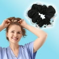 thumbnail image 3 of Unique Bargains 1 Pc Scrunchie Fashion Lace Hair Elastics Black, 3 of 5