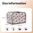 thumbnail image 5 of Yiaed Trains Print Two Slice Bread Machine Cover, Universal Size Kitchen Appliance Cover for Bread Machine,Bread Machine Cover, 5 of 7