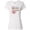 AA-White, variant on Inktastic Thankful and Blessed Inspirational Saying with Pink Flowers Women's T-Shirt