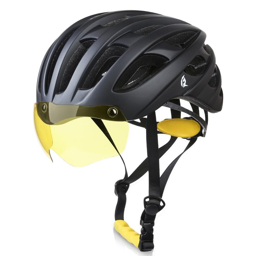 bike helmet with shield