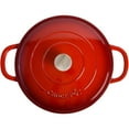 CrockPot 5 Quart Round Enamel Cast Iron Covered Dutch Oven Cooker