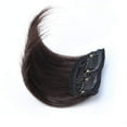 thumbnail image 2 of ViviaBella Mini Clip in Hairpieces Real Human Hair Extensions Thick One Piece Straight Invisible Hairpin Add Volume Fluffy Natural Cushion High Hair for Women Men (two clips,4inch,6inch,10inch ), 2 of 7
