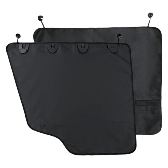 2Pcs Car Door Protector Oxford Cloth Scratch Resistant Guard Cover for Pet Dog Wear Resistant Door Protector